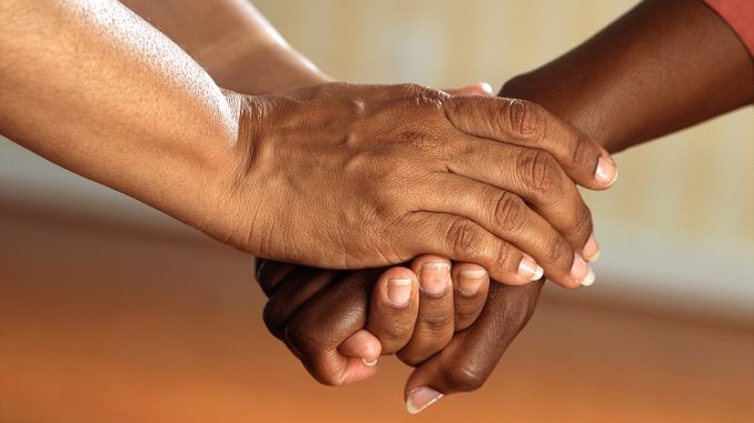 two people sharing a compassion moment