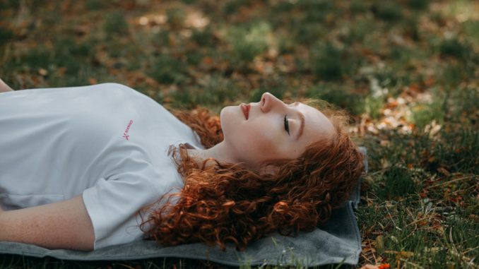 Woman laying down