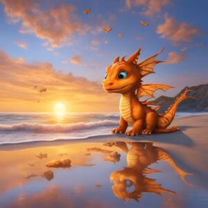 Baby Dragon Sunrise